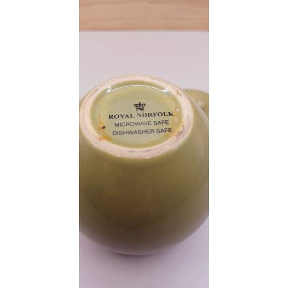 Royal Norfolk Olive Green Sugar Bowl with Lid - Picture 6 of 8